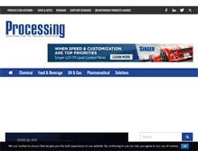 Tablet Screenshot of processingmagazine.com